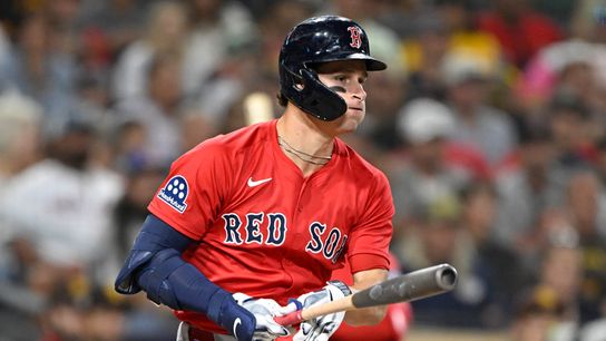 Red Sox pencil in Roman Anthony at leadoff as Marcelo Mayer, Kristian Campbell battle for roster spots taken at BSJ Headquarters (Red Sox). Photo by Denis Poroy-Imagn Images